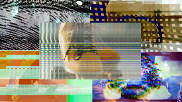 5 Vintage VHS Noise Transitions 03