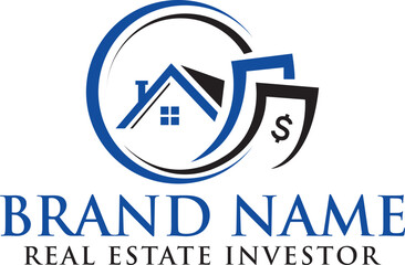 Real Estate investment Vector Logo Design