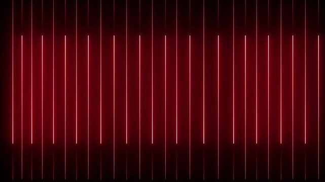 N eon glowing Vertical new line animation. On dark icon. glowing neon blue lines moving on seamless loop on black background.