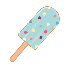 ice cream on a stick