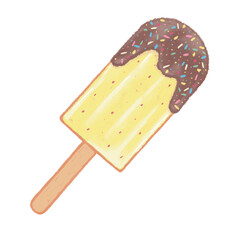 ice cream on a stick