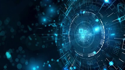 Explore futuristic digital visuals of technology interface - Powered by Adobe