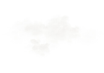 Fluffy Cloud Isolated Element Transparent Background