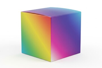 Vibrant Gradient Modern Blind Box Packaging Mockup