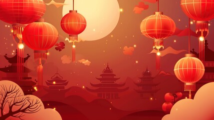 National Day background pictures capture the essence of patriotism and celebration, showcasing vivid red flags waving proudly against clear blue skies, intricate flower arrangements lining city street