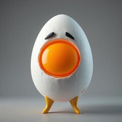 egg with a smile