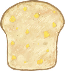 Delicious bread illustration