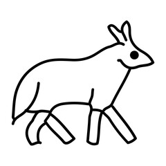 silhouette of a deer