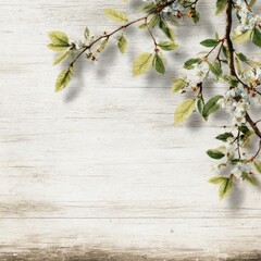 light and airy springtime background in wood texture