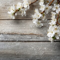 light and airy springtime background in wood texture