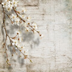 light and airy springtime background in wood texture