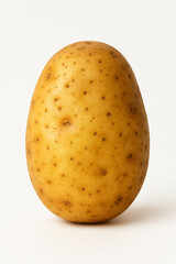 potatoes isolated on white background