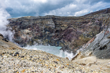 【#熊本】阿蘇山火口
