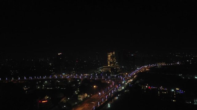 night view of the city kolkata ITC Sonar Bangla
