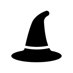 An illustration depicting a black icon of Halloween scary holiday attributes on a white background