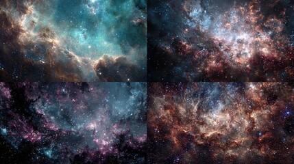 and keyword list based on the image you provided, following your specifications

 Nebulae Exploding, Interstellar Dust Forming Stars in the Deep Space, Astronomical View.
