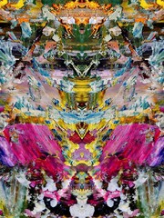 Abstract art background . Hand painting artwork on canvas .