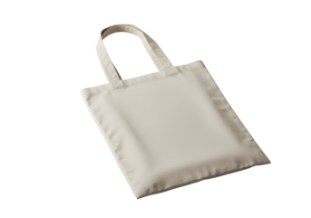 Eco-Friendly Beige Tote Bag Mockup for Sustainable Living and Ethical Shopping, Perfect for Branding and Design Templates, Promoting Reusable Bags for a Greener Future