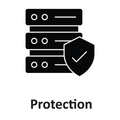 Data protection, Vector Icon which can easily modify or edit