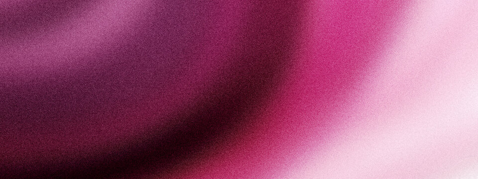 Abstract background with grainy noise blur texture and maroon pink gradient smooth faded glow