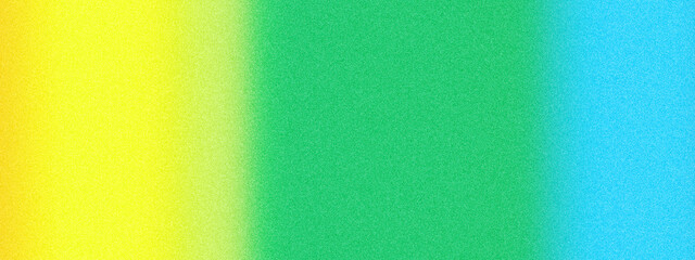 Minimal abstract background with vertical gradient stripes in yellow green blue tones and grainy noise texture effect