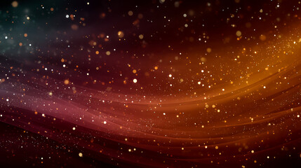 Obraz premium Vibrant abstract background with glowing particles in warm colors
