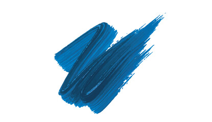 Navy Blue Paint Brush Stroke on White paint svg vector 