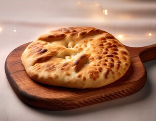 traditional icelandic flatbread on the cutting board