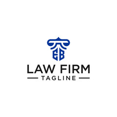 EB law logo design inspiration
