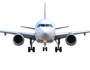 Simple Airplane Flight Icon Monochrome Travel Logo PNG