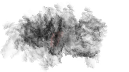 Smoke cloud dust png dark smoke cloud isolated on transparent background design elements for compositing, covering, overlay, png