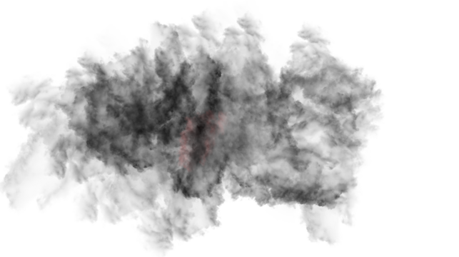 Smoke cloud dust png dark smoke cloud isolated on transparent background design elements for compositing, covering, overlay, png