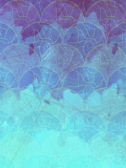 Scratched painted border background, abstract pattern with copyspace