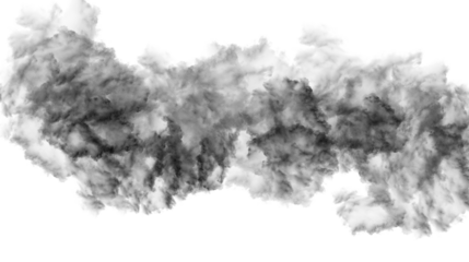 Smoke cloud dust png gray smoke cloud isolated on transparent background design elements for compositing, covering, overlay, png