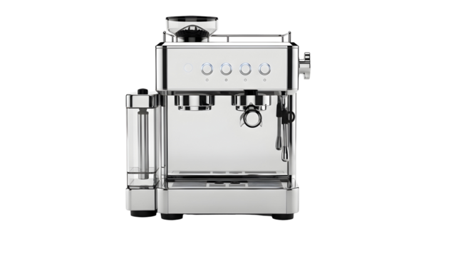 Modern espresso machine for gourmet coffee brewing