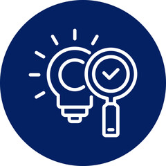 Research icon isolated on white background. vector illustration icon for digital nomad