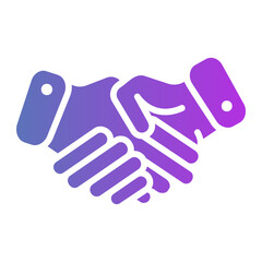 handshake Gradient icon