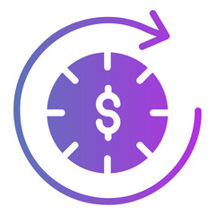 timer Gradient icon