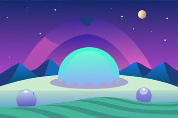 Holographic Pearl Dunes with Aurora Streams