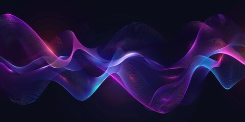 Fototapeta premium abstract background with blue and purple colors, dark background, gradient, modern design, vector illustration, flat style,