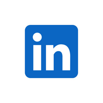 Square Linkedin social network logo isolated on transparent background in SVG format. Social media vector icon.