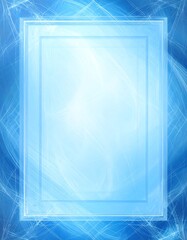 Light blue abstract frame