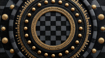 Obraz premium Luxurious Black Playing Cards with Golden Aces and Dice – Premium Casino Aesthetic in Cinematic Lighting