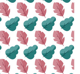 pattern, seamless, leaf, vector, floral, nature, autumn, flower, illustration, wallpaper, design, plant, leaves, decoration, texture, art, tree, ornament, fall, season, flowers, element, decor, branch