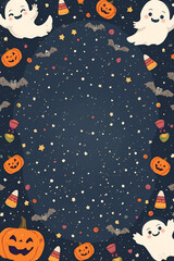 halloween seamless background