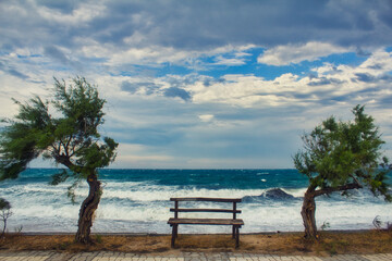 tropical beach in Greece