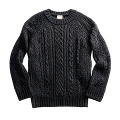 Cozy Wool Sweater Isolated on White Background for Fashion Designers and Retailers