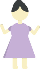 girl in pink dress