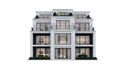 Modern Luxury Apartment Building Facade Design