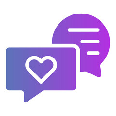 love Gradient icon